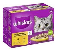 Whiskas Senior 12 x 85 g - Senior 11+ sélection de volaille en gelée