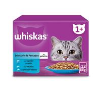 Whiskas Nourriture Humide Sélection De Poisson En Gelée Pour Chat