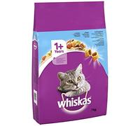 Whiskas – Croquettes pour chats adultes 1+ au thon – 7 kg (1 paquet)
