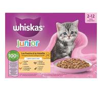 WHISKAS Pâtée en gelée viandes variées pour Chaton 300 g