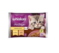 WHISKAS Pure Delight Junior Beignets de volaille au poulet et à la dinde 4x85g