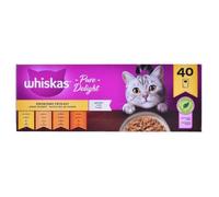 WHISKAS Pure Delight Poultry in jelly - de croquettes pour chat - 40 x 85g