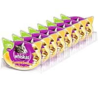 Whiskas Sachets de friandises croustillantes et délicieuses pour Chats - Différentes Saveurs et Tailles