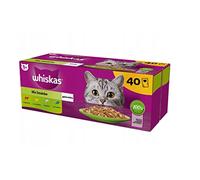 Whiskas Sélection Assortie, Humide pour Chat, Lot de 40 x 85 g