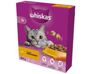WHISKAS Senior Croquettes avec du poulet délicieux 800g
