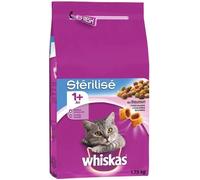 Whiskas Stérilisé Croquettes fourrées pour chat Saveur Saumon Dès 1 an 1,75kg