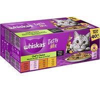 WHISKAS Tasty Mélange Multipack Mega Pack Chefs Choice en Sauce 40 X 85g (10,56