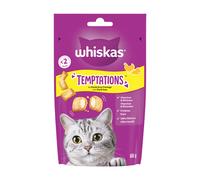 Whiskas Temptations friandises pour chat adulte au poulet et au fromage - 60 g