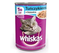 WHISKAS Adulte - nourriture humide pour chat au thon en gelée 400g