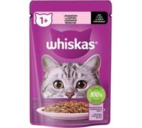 Whiskas Wet Adult Cat Food Salmon Sauce 85 G