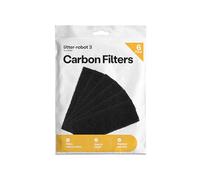 Whisker Lot de 6 filtres à Charbon pour litière Robot 3 - Filtre de litière conçu pour Les Robots à litière, absorbe Les odeurs et contrôle l'humidité pour Une Maison Plus Propre