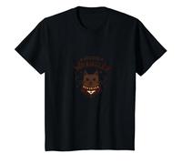 Whisker Wrangler : l'art inspiré de l'Ouest des Amoureux des Chats insolites T-Shirt, Enfant, Noir, 12 Ans