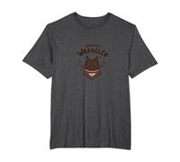 Whisker Wrangler : l'art inspiré de l'Ouest des Amoureux des Chats insolites T-Shirt, Homme Grandes Tailles, Chiné Foncé, 2X Tall