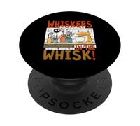 Whiskers in The Whisk PopSockets PopGrip Adhésif