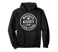 Whiskers Kisses Fix Everything Sweat à Capuche