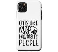 WhiskerWay Cats are My Favorite People Cat Lover Citation Coque pour iPhone 11 Pro Max