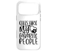 WhiskerWay Cats are My Favorite People Cat Lover Citation Coque pour iPhone 17 Pro Max