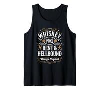 Whiskey Bent And Hellbound Funny Whiskey Cowboy Cowgirl Fun Débardeur