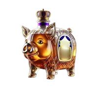 Whiskey Bottle Animal, Red Wine Decanter, Decorative Empty Liquor Bottle Display Statue, 25cm Size, 12cm Width, Artistic Tabletop Bar with Style for Home Living Room Bar Cabinet Use