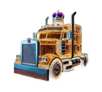 Whiskey Bottle, Truck Decanter, Artistic Jar Container and Statue Storage for Holiday, Wedding, Bar, Kitchen, Collection, Men, Party, Birthday, Dad, Dining Room Decor Gift