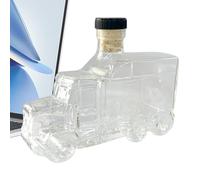 Whiskey Decanter, 375ml Half Truck Vintage Liquor Bottle with Stopper, Decorative Car Champagne Container for Kitchen, Wedding, Birthday, Beer and Home Celebration Display, 4.53x2.17x5.71 Inches