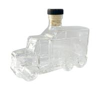Whiskey Decanter - Glass 375ml Spray Painting Finish | Truck Bourbon Pourer Bourbon Decanter Half-Truck Whiskey Car Decorative Glass Bottle For Stylish Liquor Display And Home Bar Storage