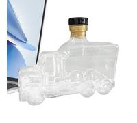 Whiskey Decanter - Glass 375ml Spray Painting Finish | Truck Bourbon Pourer Bourbon Decanter Half-Truck Whiskey Car Decorative Glass Bottle For Stylish Liquor Display And Home Bar Storage