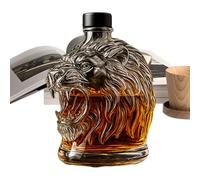 Whiskey Decanter, Liquor Dispenser Decanter Bottle, Animal Profile Wine Container, Perfect and Ideal for Men, Father, Husband, Dad, Boyfriend, Him, Home Bar, Offices, Gift, 1 Piece