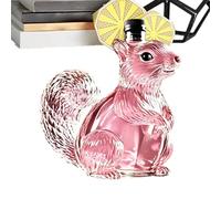 Whiskey Decanter - Squirrel Shape Glass Decanter For Elegant Beverage Presentation And Decorative Display | Creative Artistic Bottle Design Adds Character And Style To Home Bars, Dining Areas