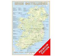 Whiskey Distilleries Ireland - Poster 42x60cm - Premium Edition