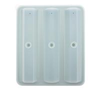 Whiskey Ice Mold - Silicone 3 Grid Rhombus Tray for Drinks | Flexible Reusable Mold with Easy Release, Ideal for Cocktails Coffee Juice Wine Bar Essentials