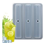 Whiskey Ice Mold - Silicone 3 Grid Rhombus Tray for Drinks | Flexible Reusable Mold with Easy Release, Ideal for Cocktails Coffee Juice Wine Bar Essentials