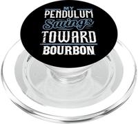 Whiskey Lover My Pendule Swings Toward Bourbon PopSockets PopGrip pour MagSafe