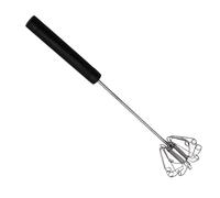 Whisks for Cooking, Stainless Steel Egg Whisk, Rustproof Handheld Mixer, Ergonomic ABS Handle, Ideal for Baking Coffee Kitchen Use, 10.24x2.36 Inches, Black Silver Color, 1 Piece