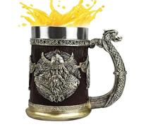 Whisky Barrel Cup - Bière Isolée Stein | Tasse De Baril Whisky | Chasse De Bière | MUUG MÉDIENQUE | Convient Aux Boissons Froides, Aux Fêtes Sur Le Thème, Auux Cadeaux Et À La Décoration Du Bar