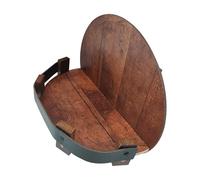 Whisky Barrel - Étagère murale à vin semi-circulaire - Petit présentoir à vin - Étagère à vin pour la maison - Présentoir à bourbon - Salon - Présentoir bourbon - Salon - Amateurs de whisky