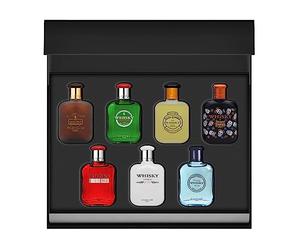 WHISKY Collection de Parfum • Coffret 7 Miniatures • Eau de Toilette • Parfums Homme • Pour lui • Cologne • EVAFLORPARIS