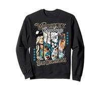 Whisky Cowboys Bad Decisions Funny Sexy Cowgirl Western Sweatshirt