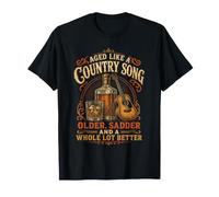 Whisky de Musique Country Vieilli comme Une Chanson Country T-Shirt