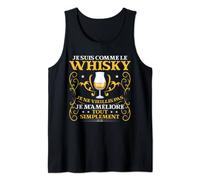 Whisky Humour Anniversaire Ne Vieillis Pas Je Mûris Débardeur