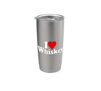 WHISKY I LOVE HEART WHISKY Gobelet isotherme en acier inoxydable double paroi