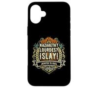 Whisky Statement Design Nazareth Lourdes Islay Coque pour iPhone 16 Plus