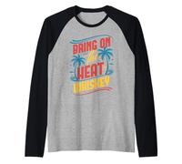 Whisky Summer Vibes Boire au Bourbon drôle Manche Raglan