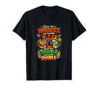 Whisky vs Tequila Saloon Duel Party Crew Blague T-Shirt