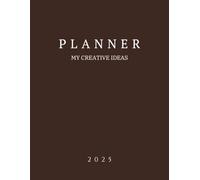 Whisparrow 2025 Aesthetic Daily Planner - Functional Layout with Monthly Overview, To-Do Lists & Goal Tracking: Stay Organized, Inspired and Focused - Daily Pages for Planning & Productivity