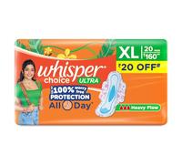 Whisper Choice Ultra Wings Lot de 20 tampons Taille XL