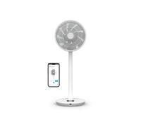 Duux Ventilateur intelligent Whisper Flex 2 - ultra silencieux 13 dB - mode nuit & minuterie - hauteur réglable (54-92 cm) - 2W éco - contrôle app & télécommande - Blanc