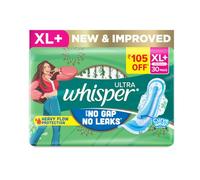 Whisper Serviettes hygiéniques Ultra Clean - 30 pièces (XL Plus)