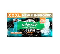 Whisper Ultra Nights Lot de 10 serviettes hygiéniques Bindazz Night XXXL