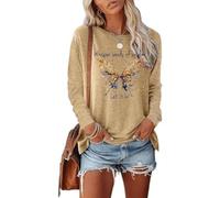 Whisper Words of Funny Dowings Tee Tee Shirt à Manches Longues (Beige XXXL)